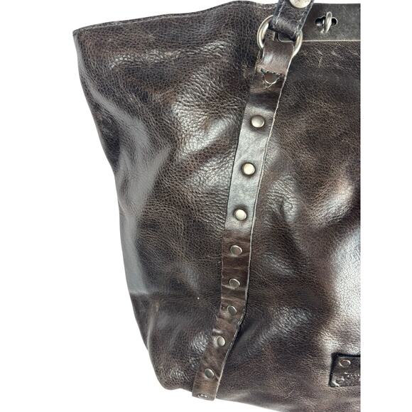 NWT‎ Patricia Nash Benvenuto Tote Distressed Brown Leather Large Shoulder Bag - Picture 4 of 9